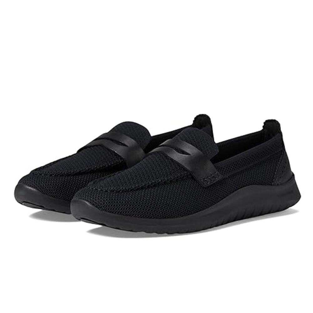 NWT  Cole Haan Women's Zerogrand Meritt Stitchlite Loafer, Black Knit/Black, 5